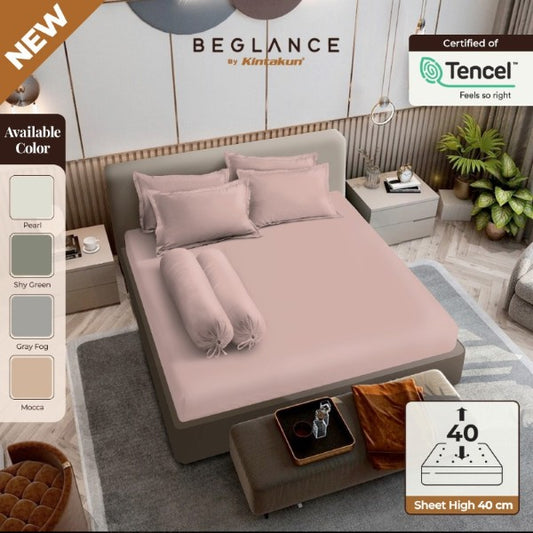 Beglance Tencel Plain Sprei Fitted 160 x 200