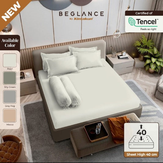 Beglance Tencel Plain Sprei Fitted 200 x 200