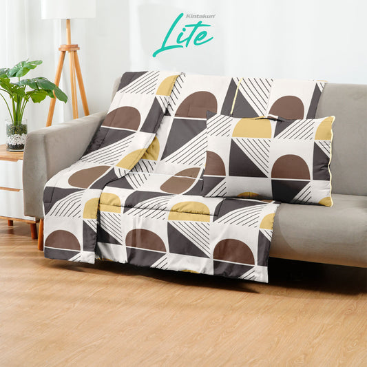 Kintakun Lite Bantal Selimut 150 x 220 Balmut 2in1 Motif Brandon
