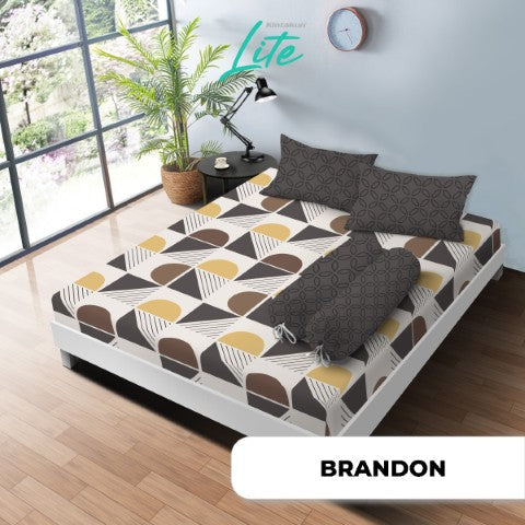 Kintakun Lite Sprei Fitted Brandon Tinggi 20cm