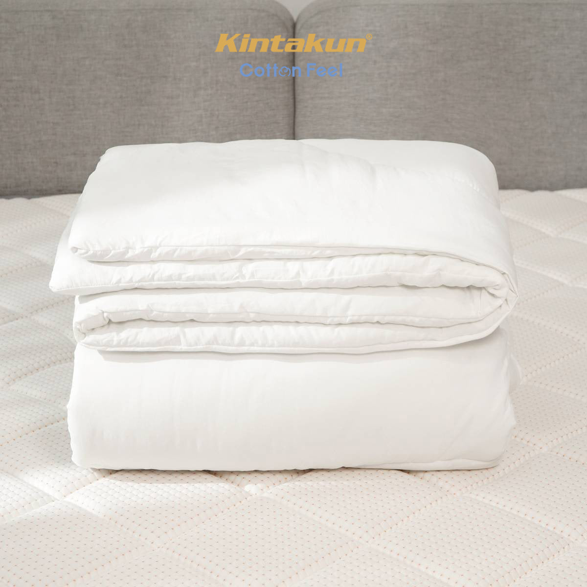 Kintakun Cotton Feel Mix & Match Sprei Pocket Varian Bright White Tinggi 30 cm