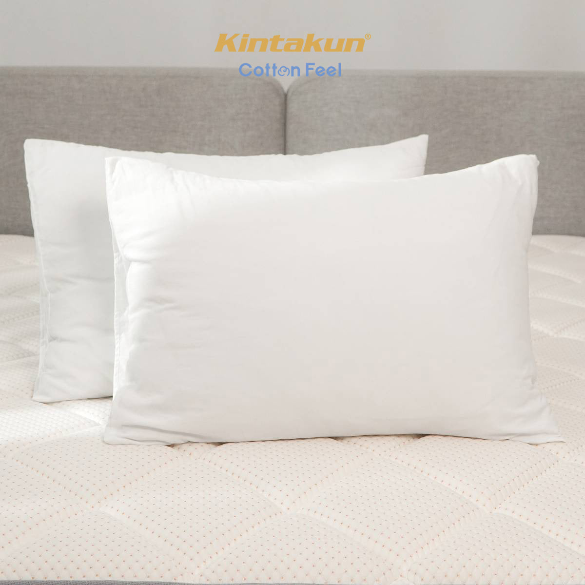 Kintakun Cotton Feel Mix & Match Sprei Pocket Varian Bright White Tinggi 30 cm