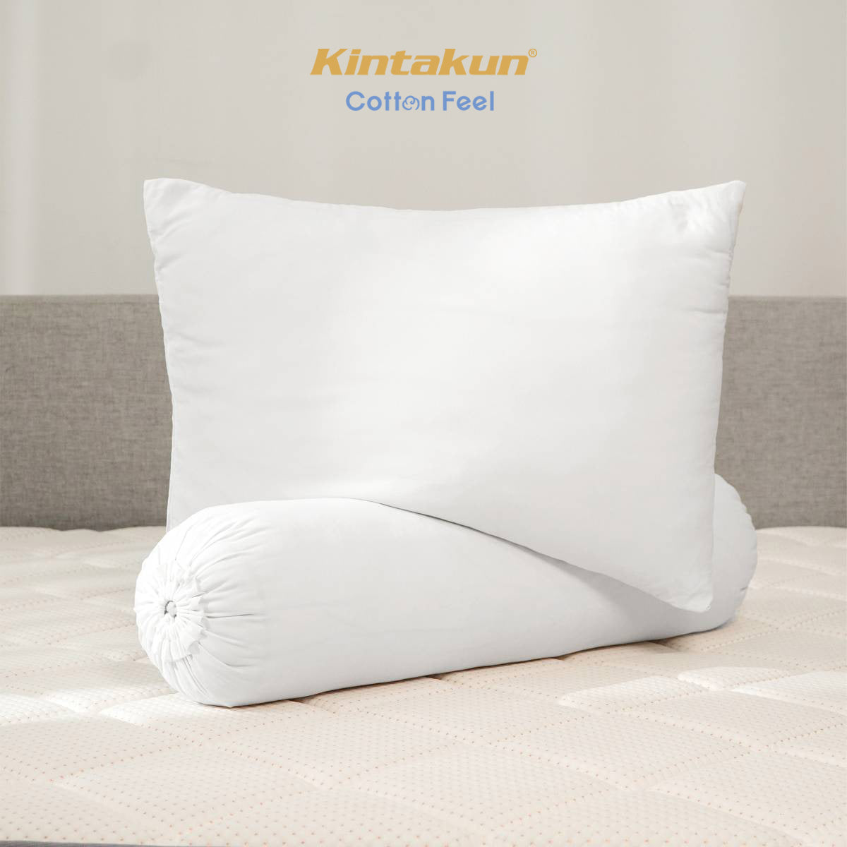 Kintakun Cotton Feel Mix & Match Sprei Pocket Varian Bright White Tinggi 30 cm