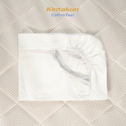 Kintakun Cotton Feel Mix & Match Sprei Pocket Varian Bright White Tinggi 30 cm
