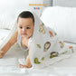 Kintakun Baby Cotton Towel Handuk Mandi Bayi Jungle Adventure 50 x 100 cm