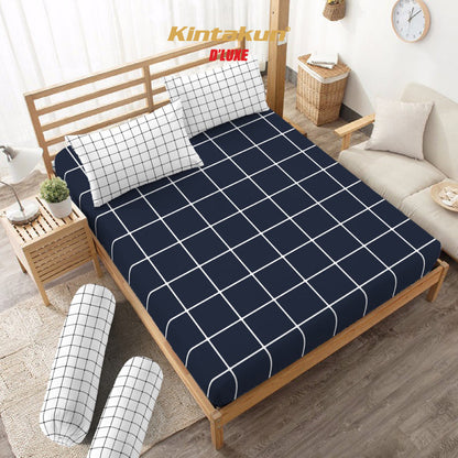 [CLEARANCE] Kintakun Dluxe Sprei Fitted 160 Motif Tinggi 20 cm - Varian Motif