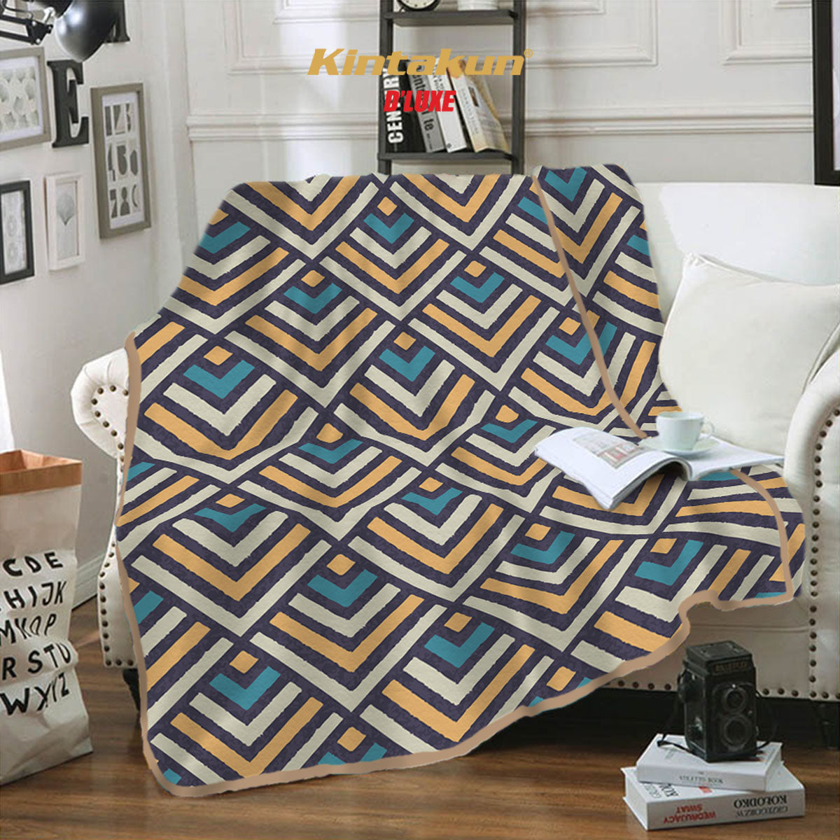 Kintakun Selimut Flannel Polyester 160 x 200 Varian Motif