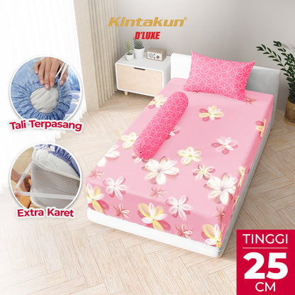 Kintakun Dluxe Sprei Fitted Carmelia Tinggi 25cm