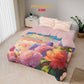 Kintakun Dluxe Bed Cover Set Fitted Digital Printing Ukuran 180 x 200 Varian Motif