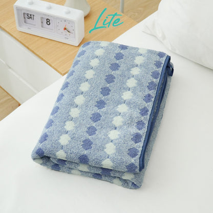 Kintakun Lite Coral Fleece Towel 35 x 75cm Caspian