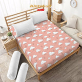 Kintakun DLUXE Sprei Set Fitted Celestia Tinggi 20 cm