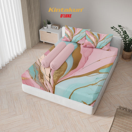 Kintakun Dluxe Sprei Set Fitted 25cm Celia