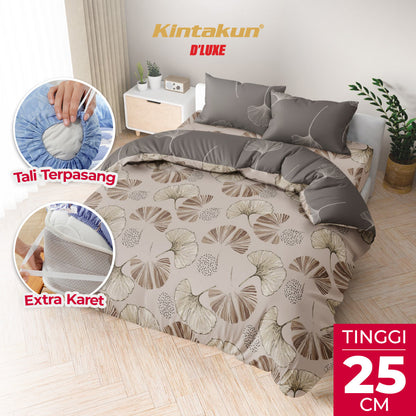 Kintakun Dluxe Bedcover Set Fitted Celvana Tinggi 25cm