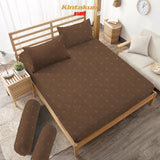 Kintakun DLUXE Sprei Quilt Microtex 160 x 200 Matrass Korea (2in1) Tinggi 30cm Varian Choco