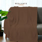 Beglance Poly Diamond Knit Blanket 150 x 195 Cinnamon
