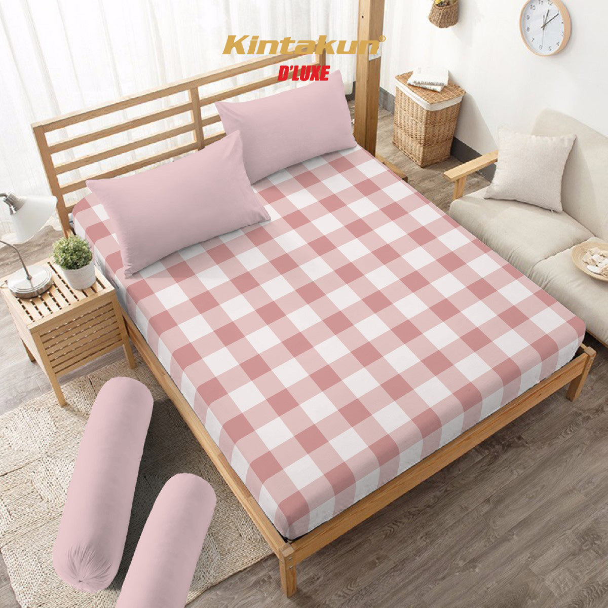Kintakun DLUXE Sprei Set Fitted Citra Tinggi 20 cm
