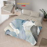 Kintakun Dluxe Bed Cover Set Fitted Digital Printing Ukuran 160 x 200