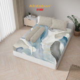 Kintakun Dluxe Sprei Set Fitted Digital Printing Motif Clare Tinggi 25 cm