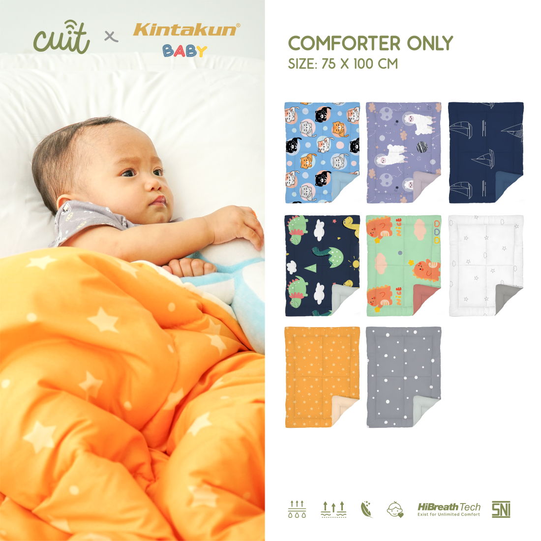 Kintakun Baby Comforter Selimut Bayi 75 x 100