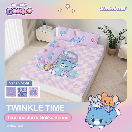 Kintakun Tom And Jerry Gokko Series Sprei Set Dluxe Microfiber 25 cm Twinkle Time