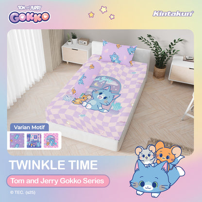 Kintakun Tom And Jerry Gokko Series Sprei Set Dluxe Microfiber 25 cm Twinkle Time