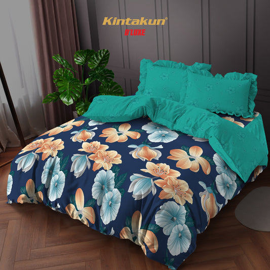 Kintakun DLUXE Bedcover Set Rumbai Clara Tinggi 39 cm