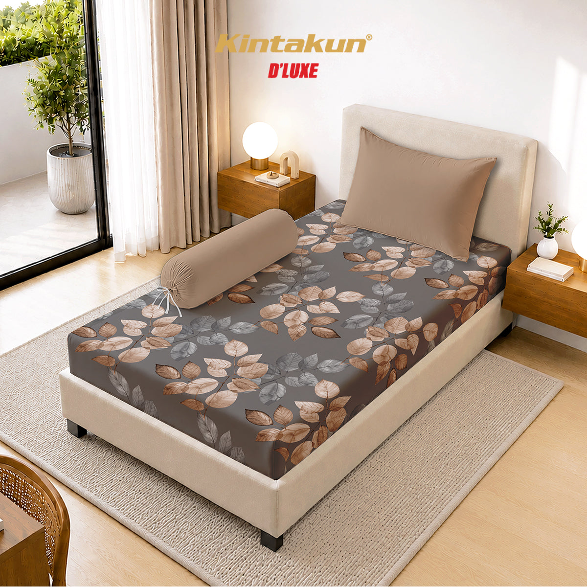 Kintakun Dluxe Sprei Fitted Desy Tinggi 30cm