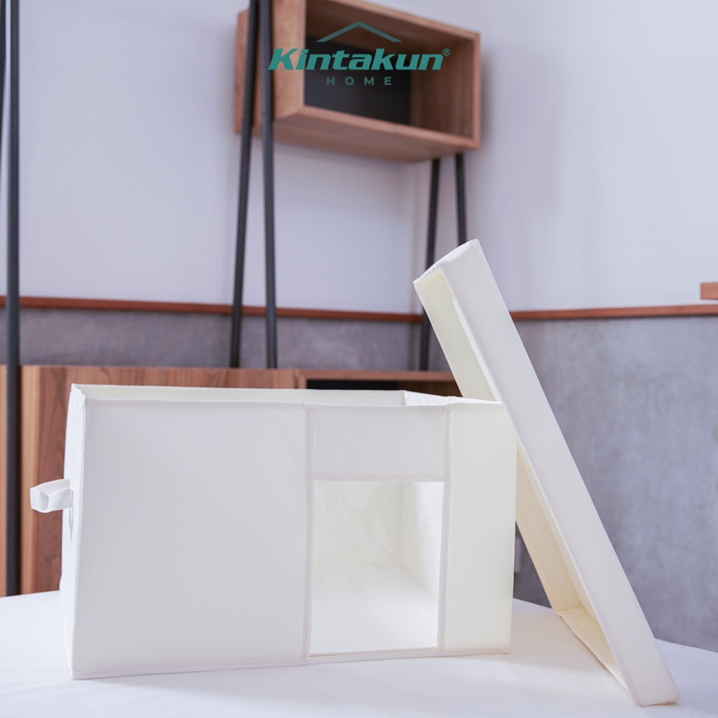 Kintakun Home Davia Tempat Penyimpanan Baju dengan Penutup