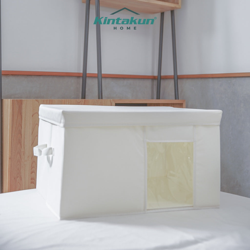 Kintakun Home Davia Tempat Penyimpanan Baju dengan Penutup