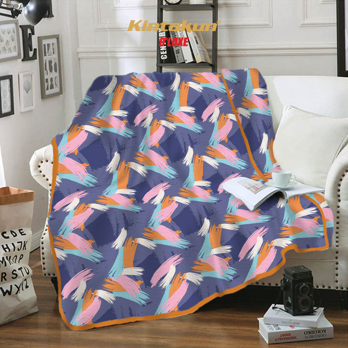 Kintakun Selimut Flannel Polyester 160 x 200 Varian Motif