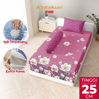 Kintakun Dluxe Sprei Fitted Ervina Tinggi 25cm