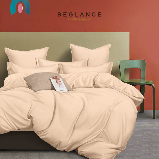 Beglance Bedcover Set Fitted Microtex Este Premium Microsuede 30cm