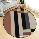 Karpet Print Lingkaran D 100 cm Varian Erland