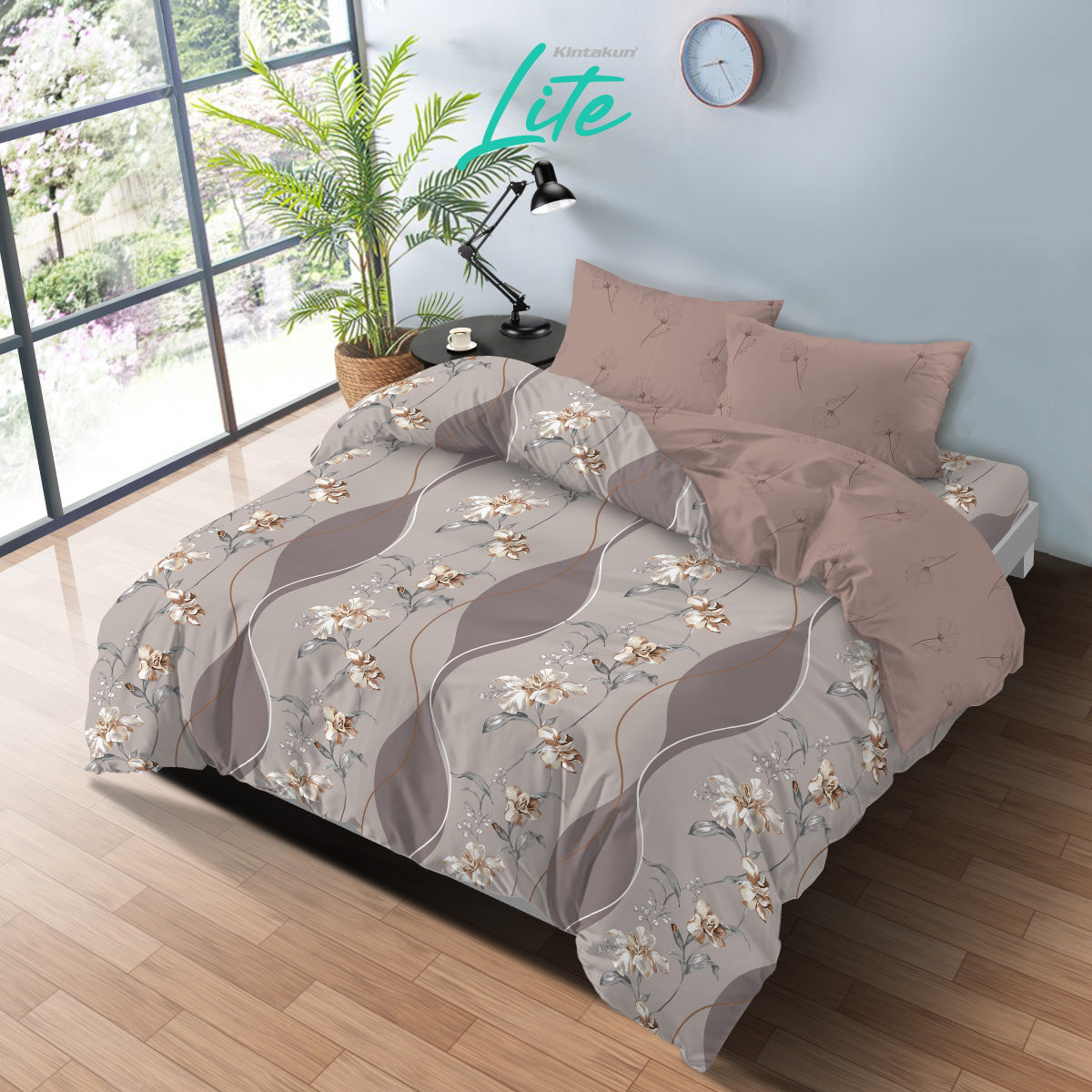 Kintakun Lite Bedcover Fitted Fabio Tinggi 20cm