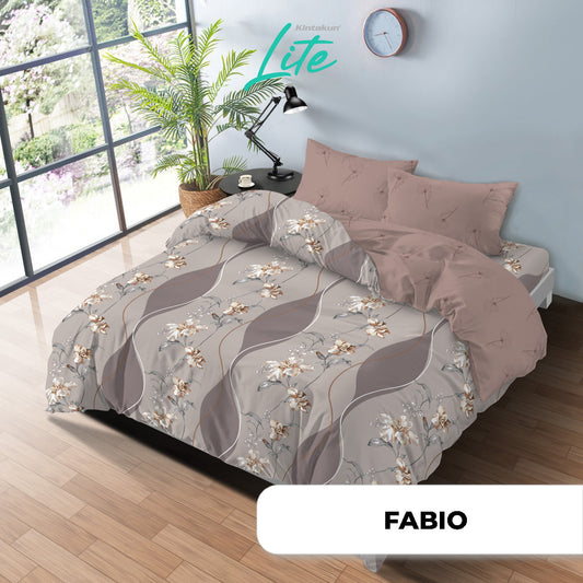 Kintakun Lite Bedcover Fitted Fabio Tinggi 20cm