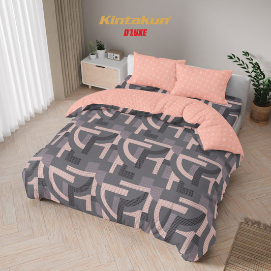 Kintakun Dluxe Bedcover Set Fitted Fadia Tinggi 25cm