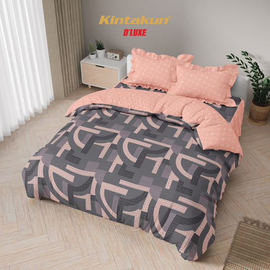 Kintakun Dluxe Bedcover Set Rumbai Fadia Tinggi 39cm