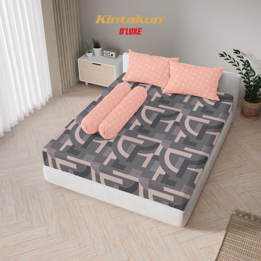 Kintakun Dluxe Sprei Fitted Fadia Tinggi 25cm
