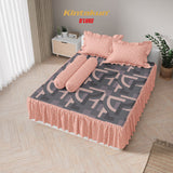 Kintakun Dluxe Sprei Rumbai Fadia Tinggi 39cm