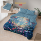 Kintakun Dluxe Bed Cover Set Fitted Digital Printing Ukuran 160 x 200