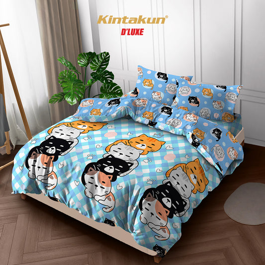 Kintakun DLUXE Bedcover Set Fitted Tinggi 20 cm Faline