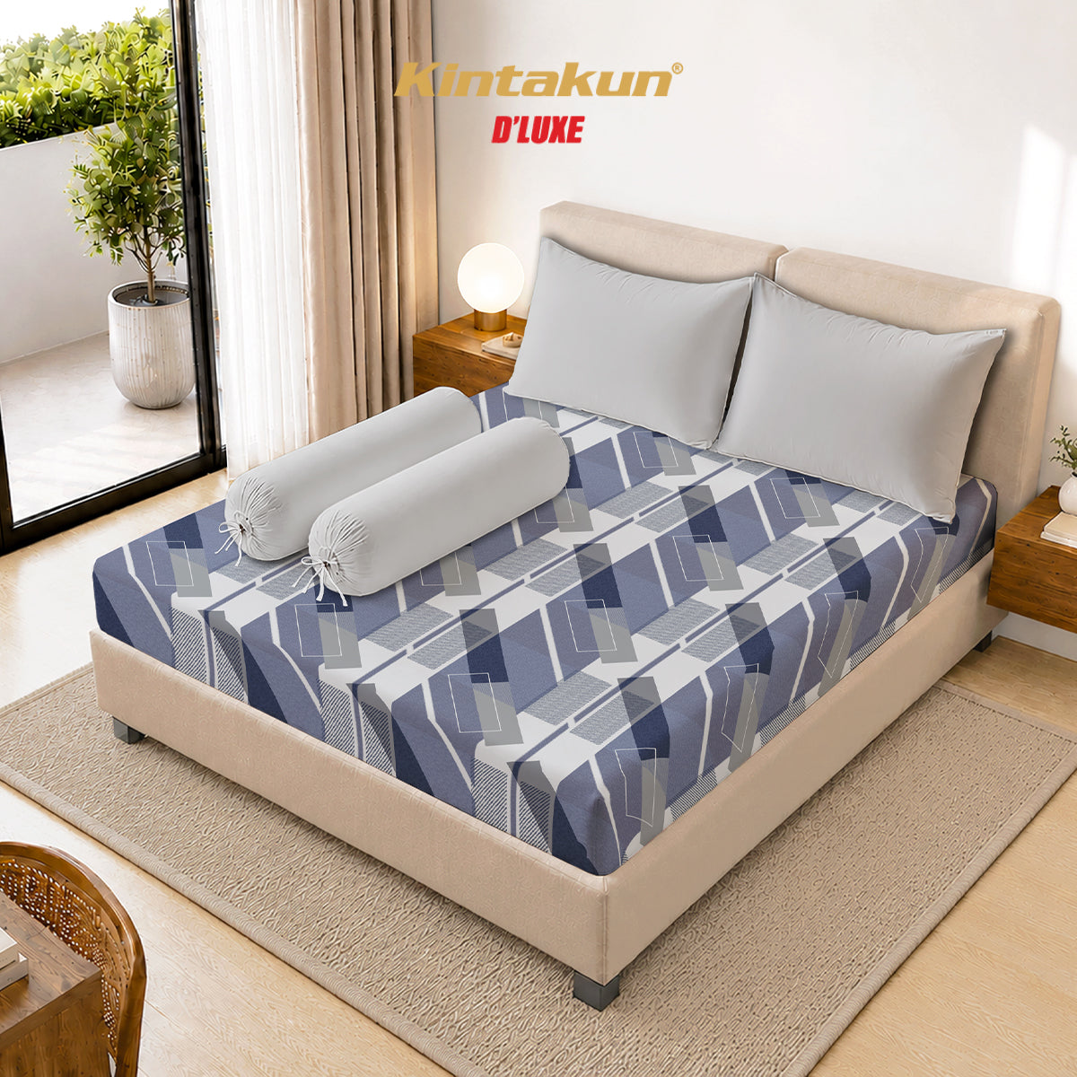 Kintakun Dluxe Sprei Fitted Garta Tinggi 30cm