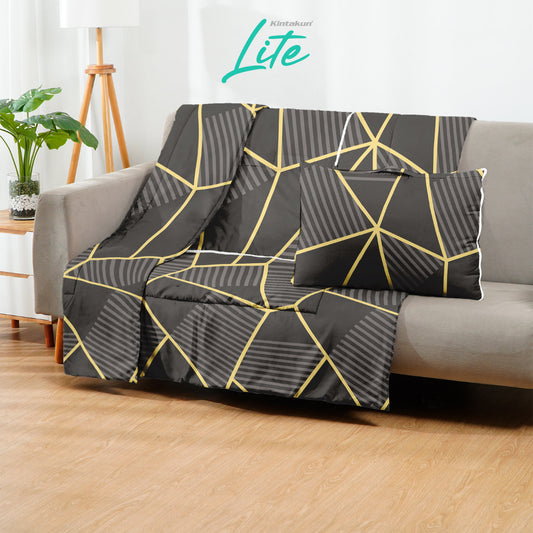 Kintakun Lite Bantal Selimut 150 x 220 Balmut 2in1 Motif Gempita