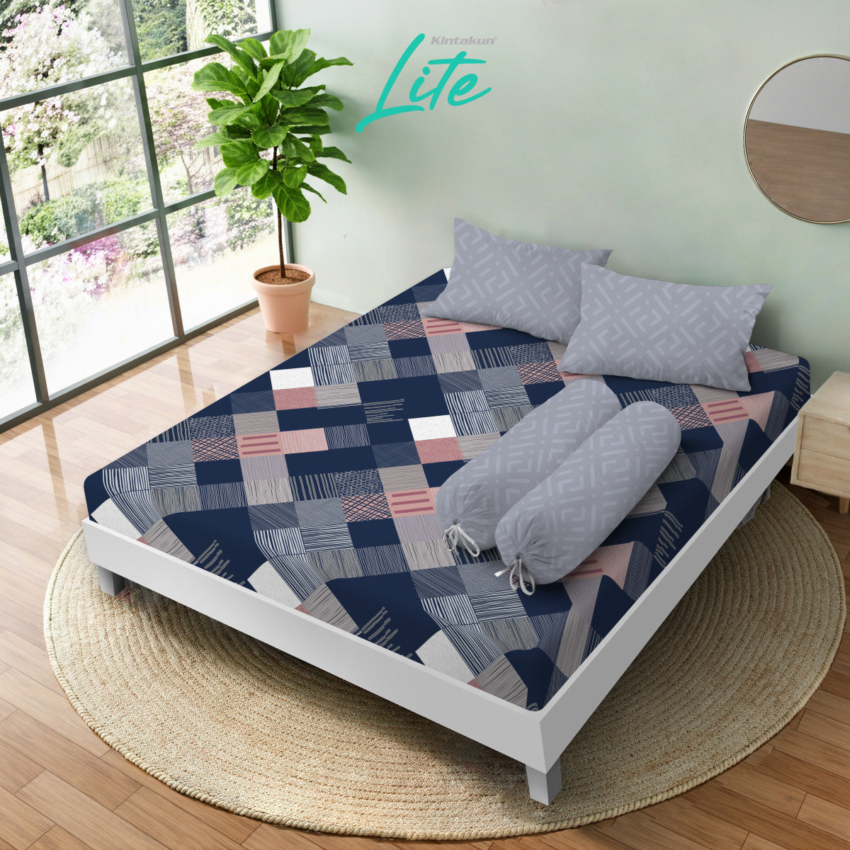 Kintakun Lite Sprei Fitted Gigi Tinggi 30cm