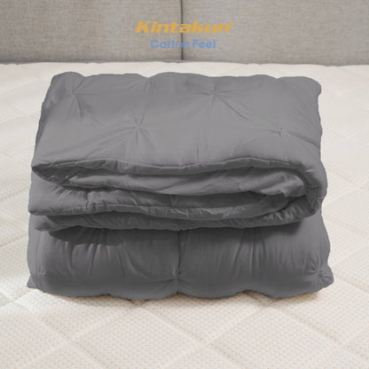 Kintakun Cotton Feel Comforter Basic & Pinch Quilt Varian Gravel