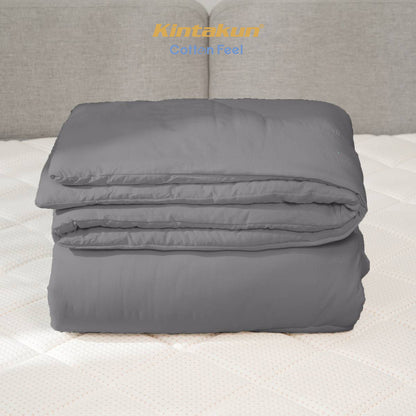 Kintakun Cotton Feel Comforter Basic & Pinch Quilt Varian Gravel