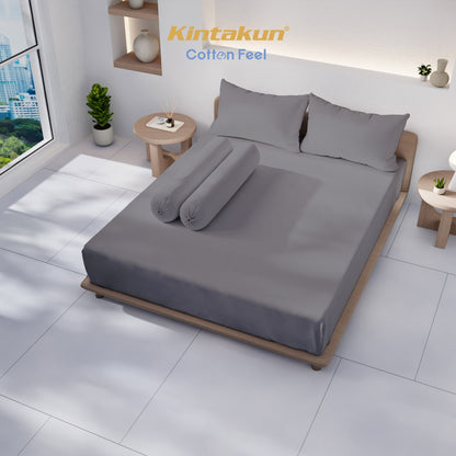 Kintakun Cotton Feel Mix & Match Sprei Pocket Varian Gravel Tinggi 30 cm