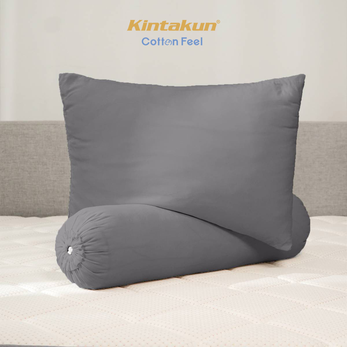 Kintakun Cotton Feel Mix & Match Sprei Pocket Varian Gravel Tinggi 30 cm