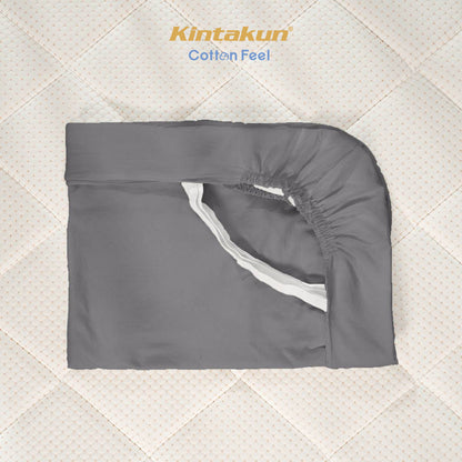 Kintakun Cotton Feel Mix & Match Sprei Pocket Varian Gravel Tinggi 30 cm