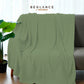 Beglance Poly Diamond Knit Blanket 150 x 195 Greenpea